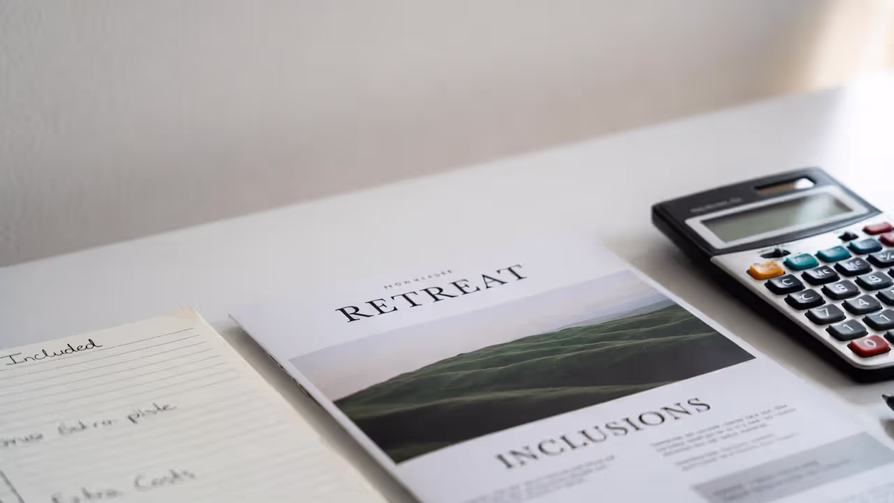 Reviewing retreat package inclusions and hidden costs.